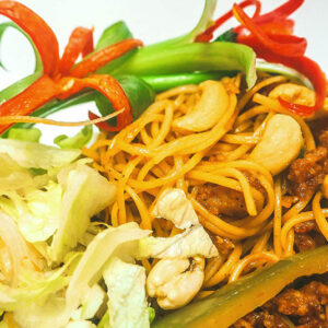 6. Eggnudler med chilipaste